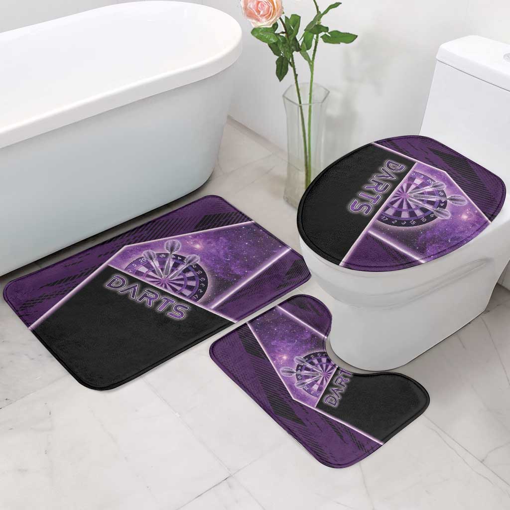 Darts Bathroom Set Galaxy Style Purple - Wonder Print Shop