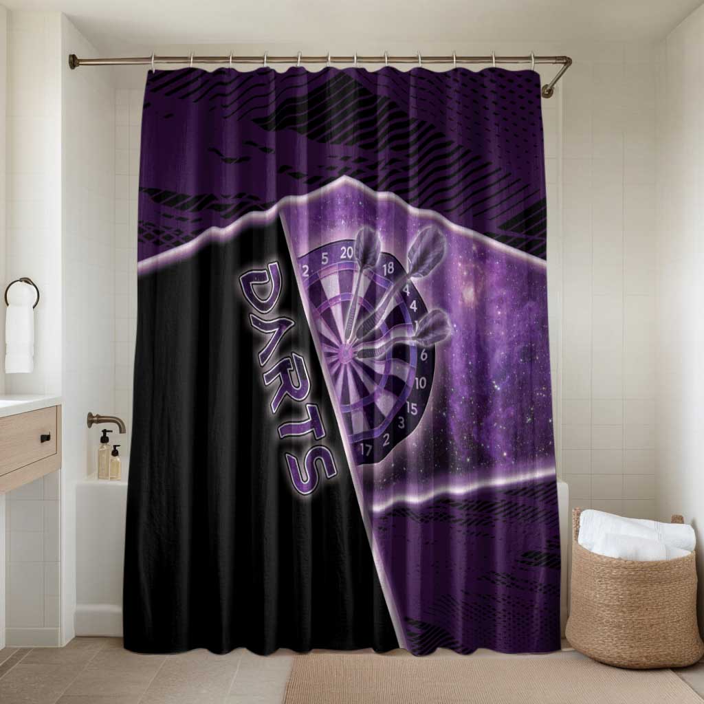 Darts Bathroom Set Galaxy Style Purple - Wonder Print Shop
