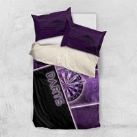 Darts Bedding Set Galaxy Style Purple - Wonder Print Shop