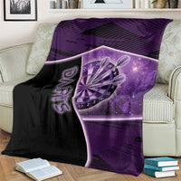 Darts Blanket Galaxy Style Purple - Wonder Print Shop