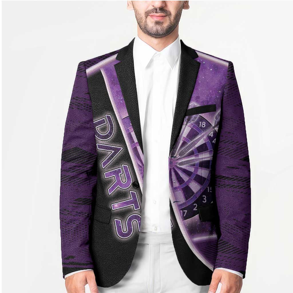 Personalized Darts Blazer Galaxy Style Purple - Wonder Print Shop