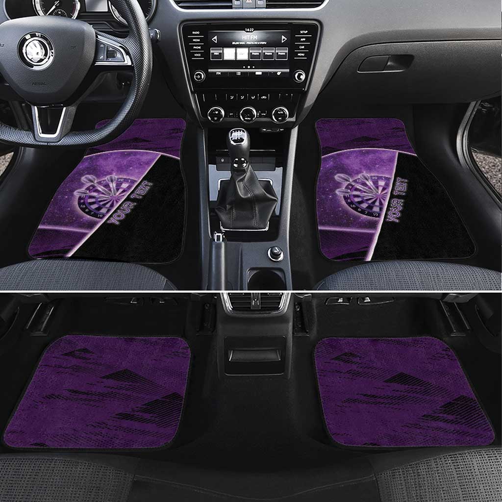 Darts Car Mats Galaxy Style Purple - Wonder Print Shop