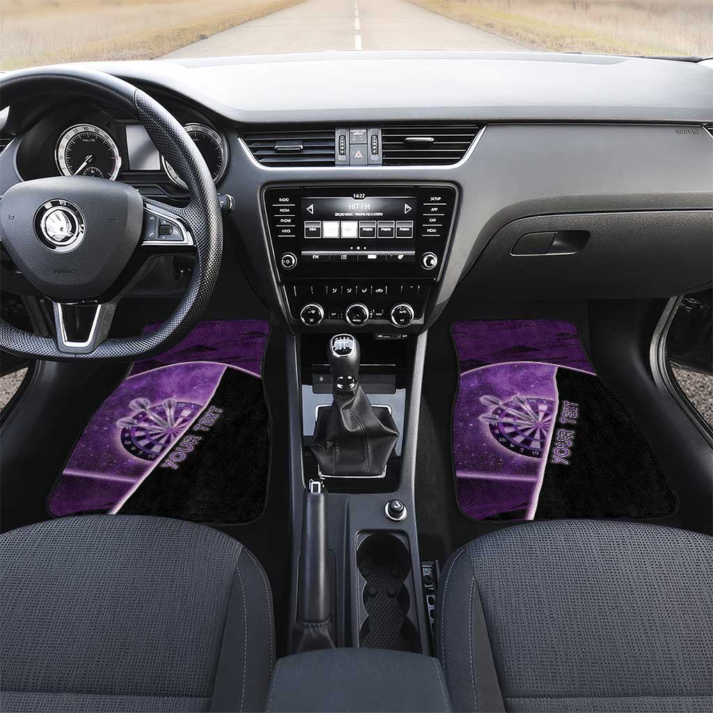 Darts Car Mats Galaxy Style Purple - Wonder Print Shop