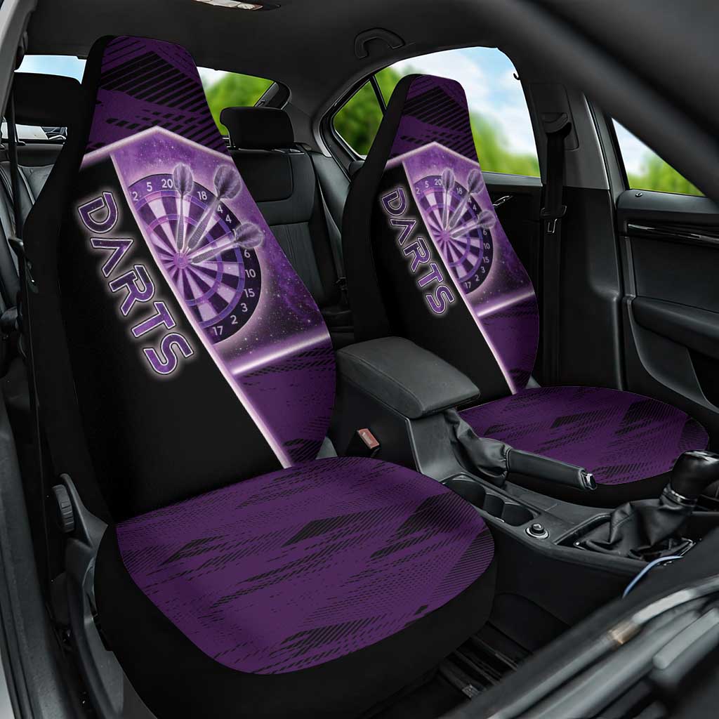 Darts Car Seat Cover Galaxy Style Purple - Wonder Print Shop