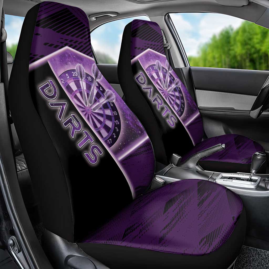 Darts Car Seat Cover Galaxy Style Purple - Wonder Print Shop