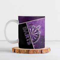 Darts Ceramic Mug Galaxy Style Purple - Wonder Print Shop