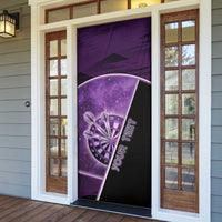 Personalized Darts Door Cover Galaxy Style Purple - Wonder Print Shop