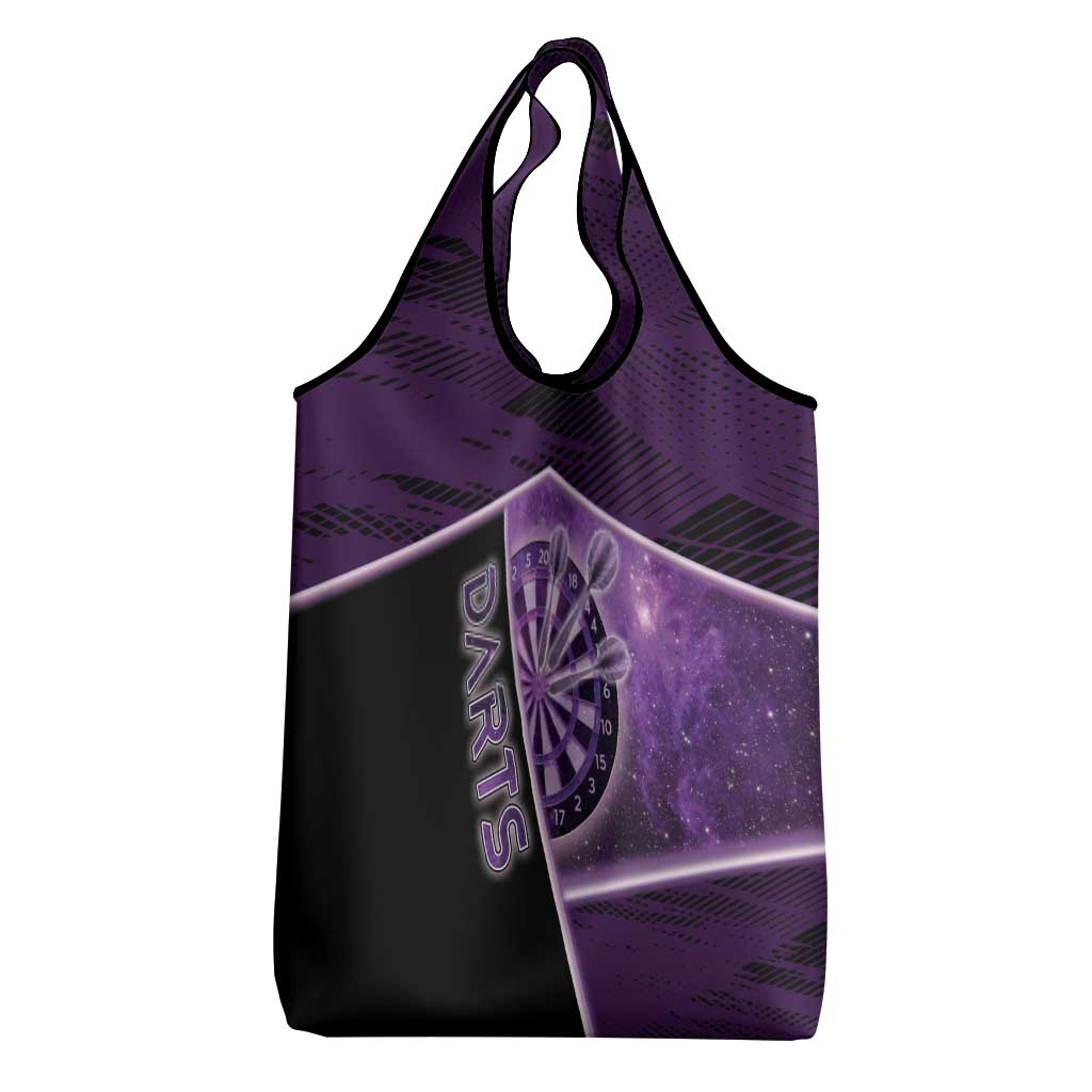 Darts Grocery Bag Galaxy Style Purple - Wonder Print Shop