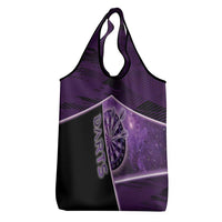 Darts Grocery Bag Galaxy Style Purple - Wonder Print Shop
