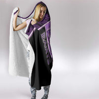 Darts Hooded Blanket Galaxy Style Purple - Wonder Print Shop