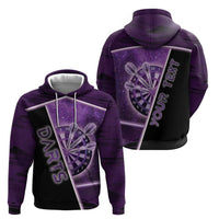 Personalized Darts Hoodie Galaxy Style Purple - Wonder Print Shop