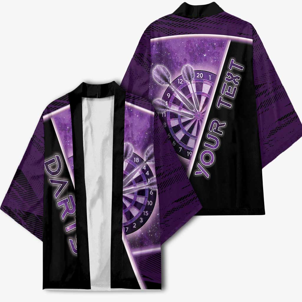 Personalized Darts Kimono Galaxy Style Purple - Wonder Print Shop