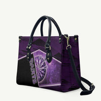 Darts Leather Bag Galaxy Style Purple - Wonder Print Shop