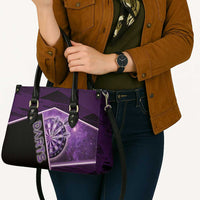 Darts Leather Bag Galaxy Style Purple - Wonder Print Shop