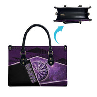 Darts Leather Bag Galaxy Style Purple - Wonder Print Shop