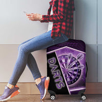 Darts Luggage Cover Galaxy Style Purple - Wonder Print Shop