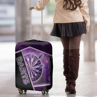Darts Luggage Cover Galaxy Style Purple - Wonder Print Shop