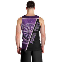 Personalized Darts Men Tank Top Galaxy Style Purple - Wonder Print Shop