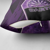 Darts Pillow Cover Galaxy Style Purple - Wonder Print Shop