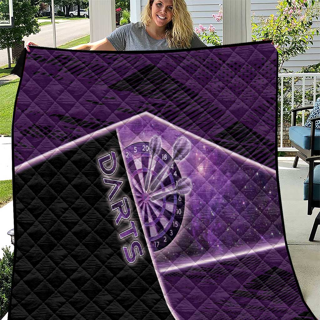 Darts Quilt Galaxy Style Purple - Wonder Print Shop