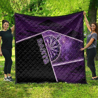 Darts Quilt Galaxy Style Purple - Wonder Print Shop