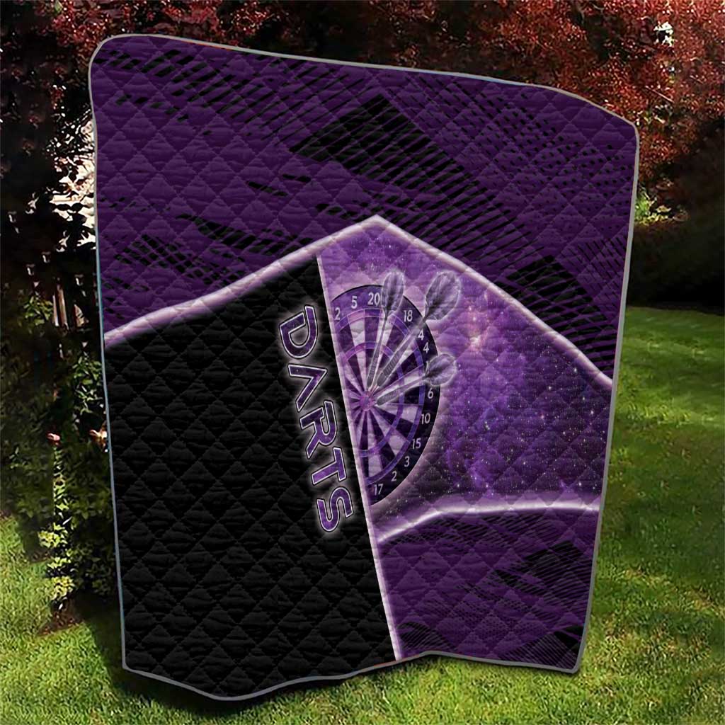 Darts Quilt Galaxy Style Purple - Wonder Print Shop