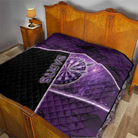 Darts Quilt Galaxy Style Purple - Wonder Print Shop