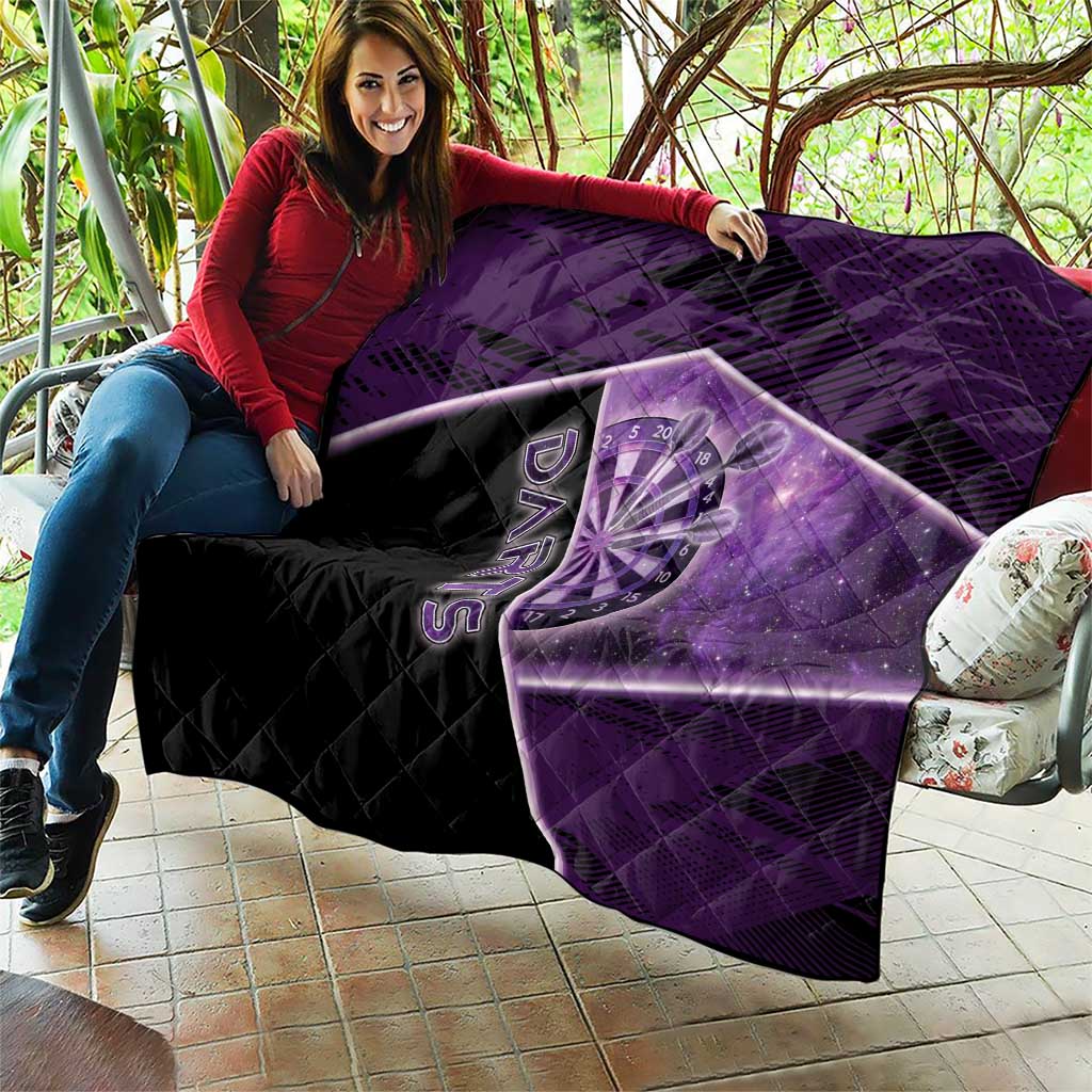 Darts Quilt Galaxy Style Purple - Wonder Print Shop