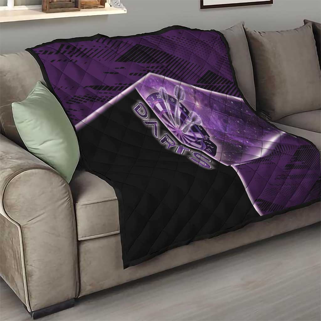 Darts Quilt Galaxy Style Purple - Wonder Print Shop