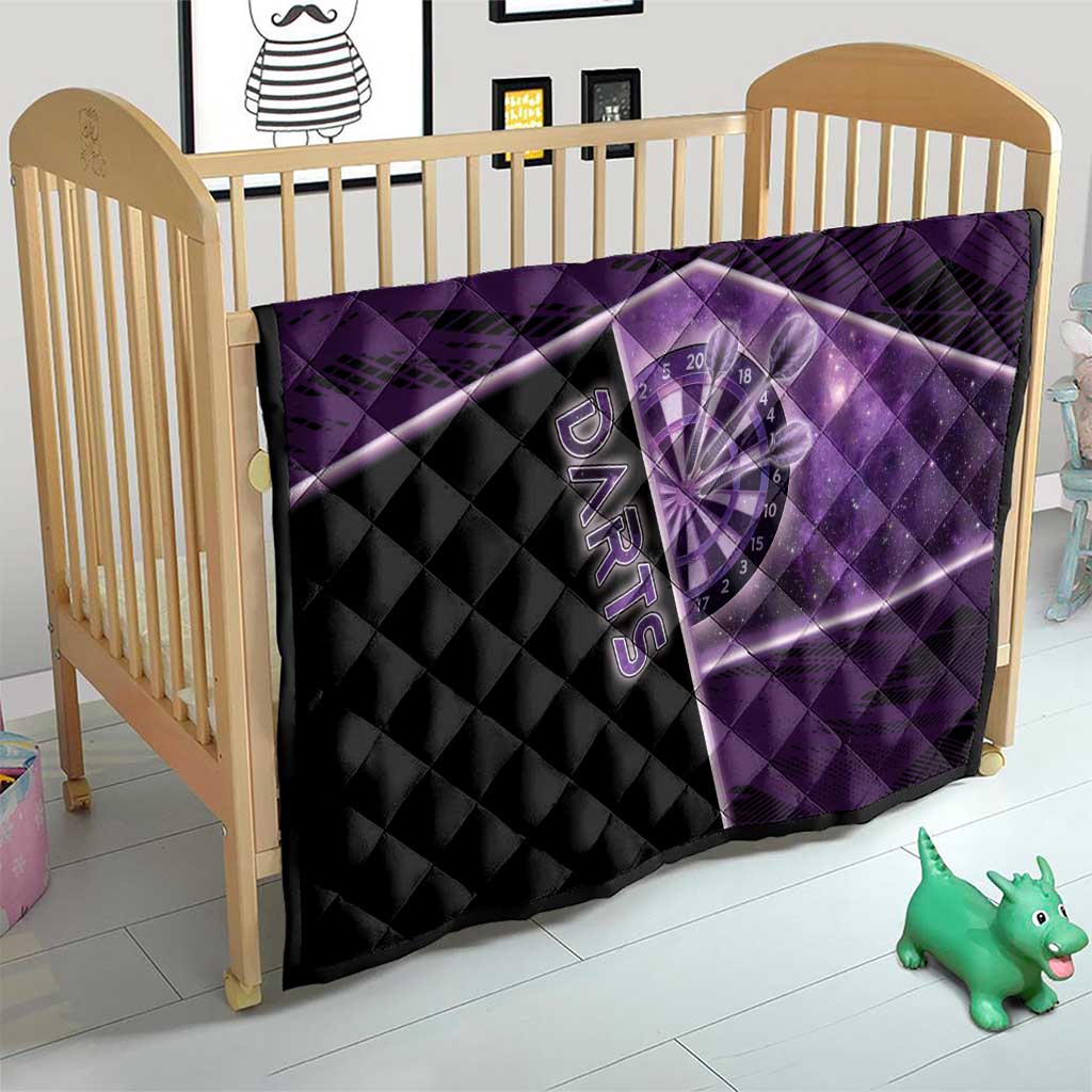 Darts Quilt Galaxy Style Purple - Wonder Print Shop