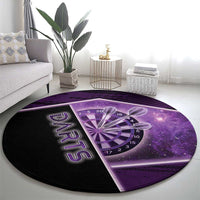 Darts Round Carpet Galaxy Style Purple - Wonder Print Shop