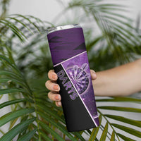 Personalized Darts Skinny Tumbler Galaxy Style Purple - Wonder Print Shop