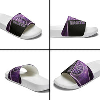 Darts Slide Sandals Galaxy Style Purple - Wonder Print Shop