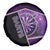 Darts Spare Tire Cover Galaxy Style Purple - Wonder Print Shop