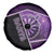 Darts Spare Tire Cover Galaxy Style Purple - Wonder Print Shop
