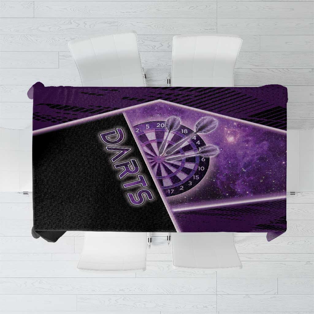 Darts Tablecloth Galaxy Style Purple - Wonder Print Shop