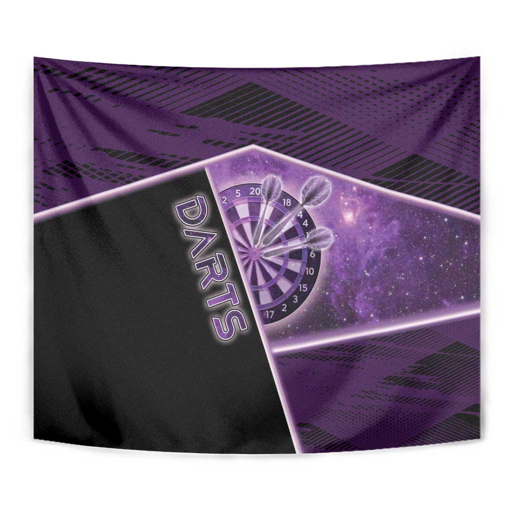 Darts Tapestry Galaxy Style Purple - Wonder Print Shop