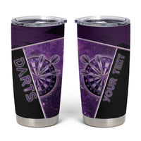Personalized Darts Tumbler Cup Galaxy Style Purple - Wonder Print Shop