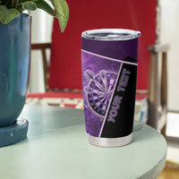 Personalized Darts Tumbler Cup Galaxy Style Purple - Wonder Print Shop