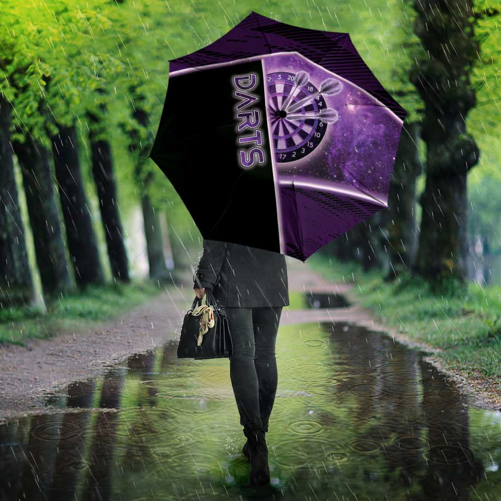 Darts Umbrella Galaxy Style Purple - Wonder Print Shop