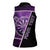 Personalized Darts Women Sleeveless Polo Shirt Galaxy Style Purple - Wonder Print Shop