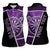 Personalized Darts Women Sleeveless Polo Shirt Galaxy Style Purple - Wonder Print Shop