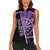 Personalized Darts Women Sleeveless Polo Shirt Galaxy Style Purple - Wonder Print Shop