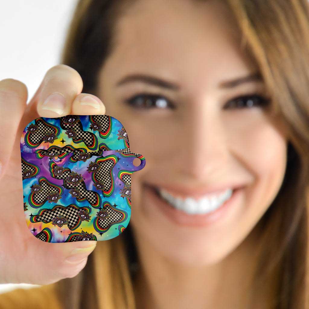 Hippie AirPods Case Psychedelic Third Eye Art - Wonder Print Shop