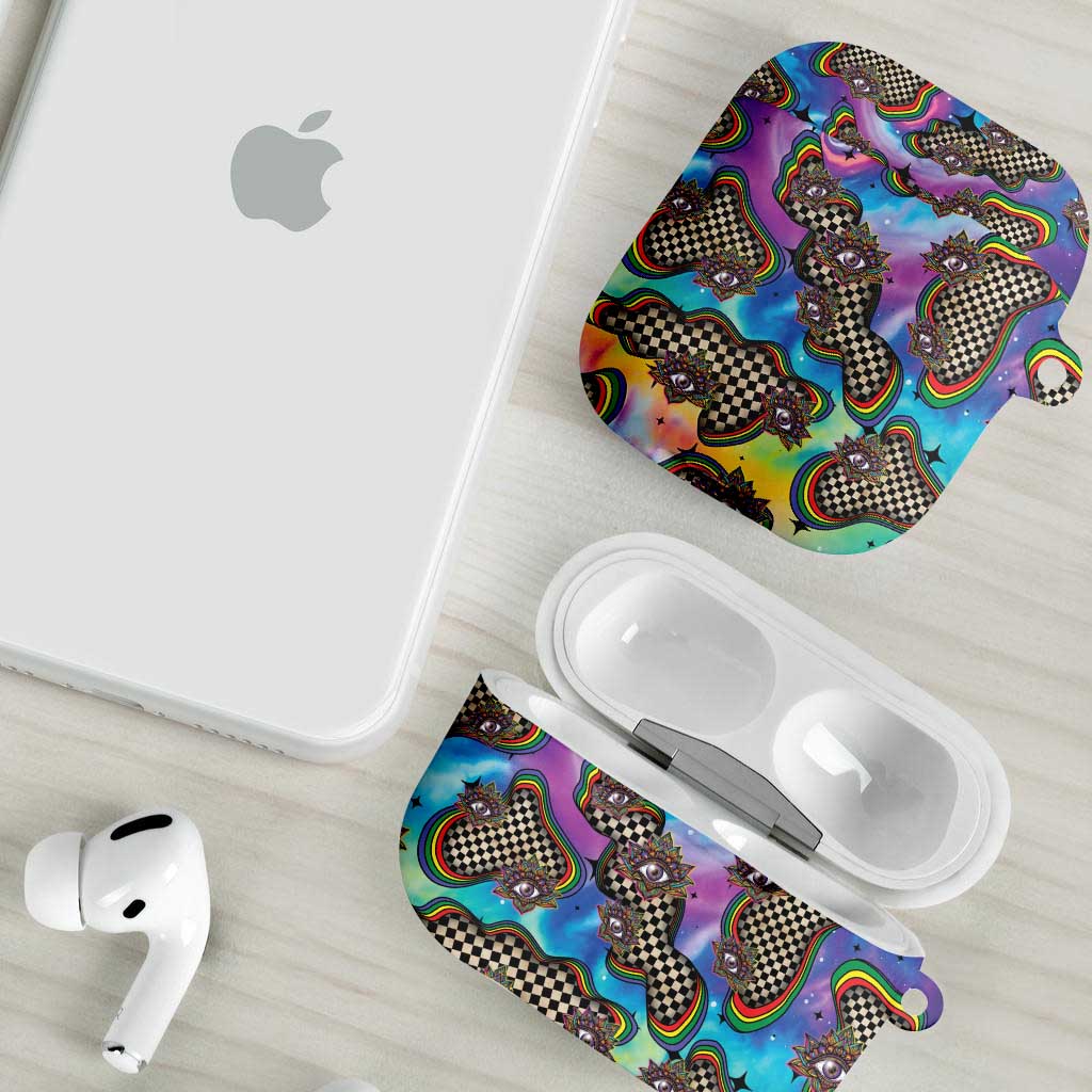 Hippie AirPods Case Psychedelic Third Eye Art - Wonder Print Shop
