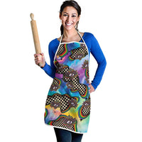 Hippie Apron Psychedelic Third Eye Art - Wonder Print Shop
