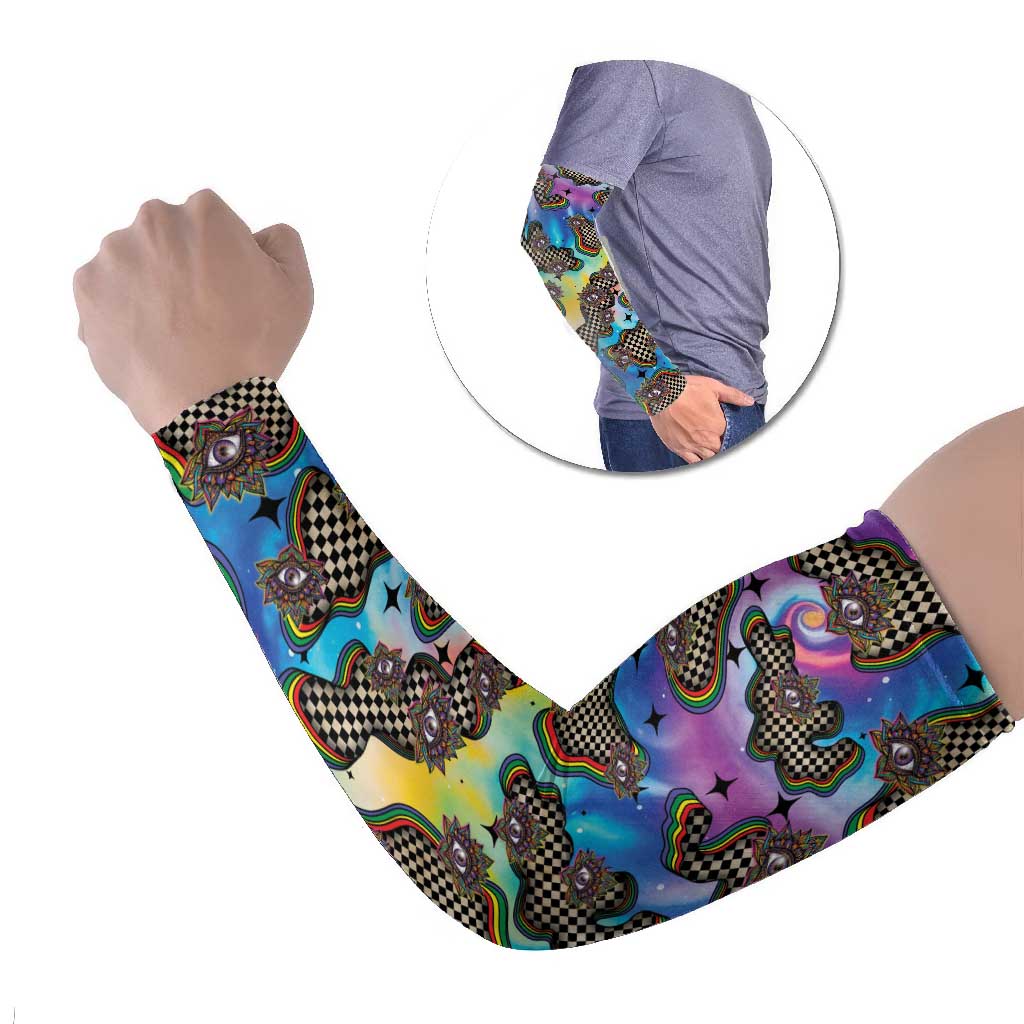 Hippie Arm Sleeves Psychedelic Third Eye Art - Wonder Print Shop