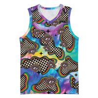 Hippie Basketball Jersey Psychedelic Third Eye Art - Wonder Print Shop