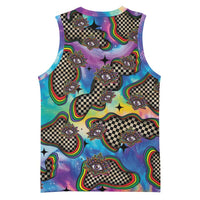 Hippie Basketball Jersey Psychedelic Third Eye Art - Wonder Print Shop