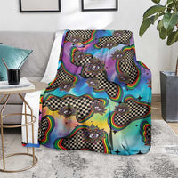 Hippie Blanket Psychedelic Third Eye Art - Wonder Print Shop